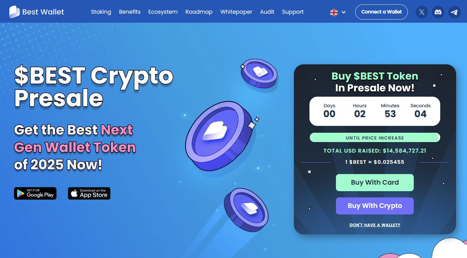 Best Wallet Token ($BEST) Presale Website